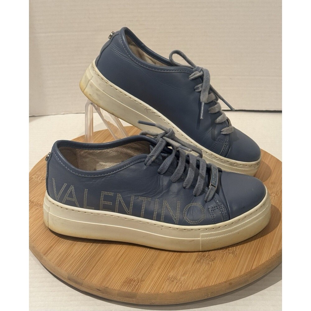 Valentino By Mario Valentino Women’s Sneakers Size 7 Platform Distressed